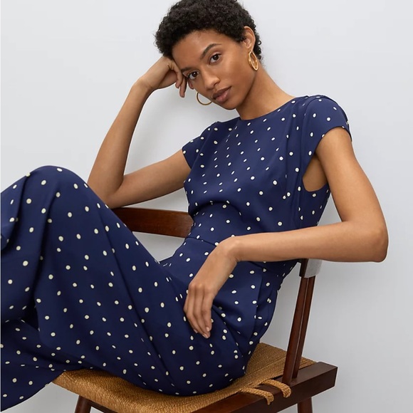 Aritzia Pants & Jumpsuits Aritzia Babaton Hamptons Jumpsuit Polka